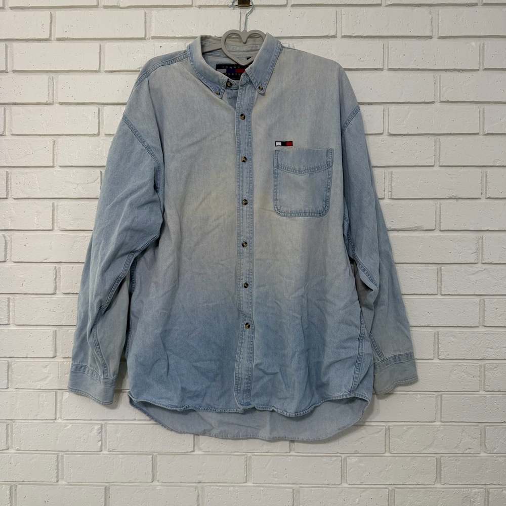 Tommy Hilfiger Tommy Sports Denim Button Down – Men’s XL